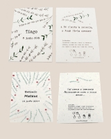 Image de Postal | Brochure | Flyer en papier avec des graines