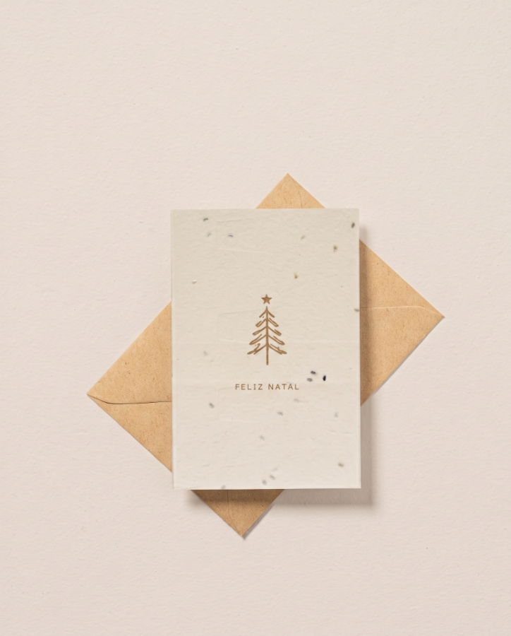 Image de Carte postale plantable Joyeux Noël - Arbre